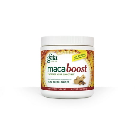 Gaia Herbs Maca Boost Powder, Cacao-Ginger, 8 Oz