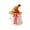 Orange, variant on Halloween Ghost Cup 2.76 x 3.46 in, Witch Hat Ceramic Mug with Lid, Cute Coffee Tea Cup for Party Table Decor