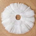 thumbnail image 4 of Womens Girls Short Tulle Skirt 1950s 6 Layer Tutus Pleated Skirts Petticoat Crinolines Hoopless Short Length Underskirt, 4 of 9