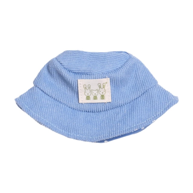 Adorno de sombrero de muñeca hecho a mano para muñeco de pato de peluche de 15 cm, ideal como regalo de cumpleaños. Azul