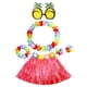 thumbnail image 3 of Falda de hierba hawaiana para niñas, gafas de sol con forma de piña, collar novedoso para vestir a damas vistoso, 3 of 9