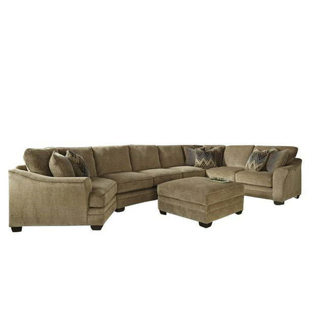 2 Piece Left Cuddler Sofa Sectional Set, 2 Piece Sectional Sofa With Cuddler