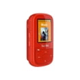 thumbnail image 3 of Restored Red SanDisk 16GB Clip Sport plus MP3 Player LED Screen and FM Radio (Refurbished), 3 of 4