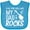 Turquoise, variant on Inktastic For the Record, My Dad Rocks Boys or Girls Baby Bib