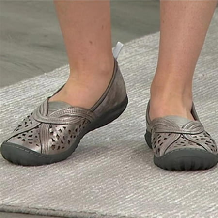 

Homedles Sandals for Women- Casual Open toe Gift for Women Wedge Summer Comfortable Women Sandals Silver 37