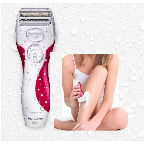 Panasonic Electric Shaver for Women, Cordless 3 Blade Razor, Pop-Up Trimmer, Close Curves, Wet Dry Operation