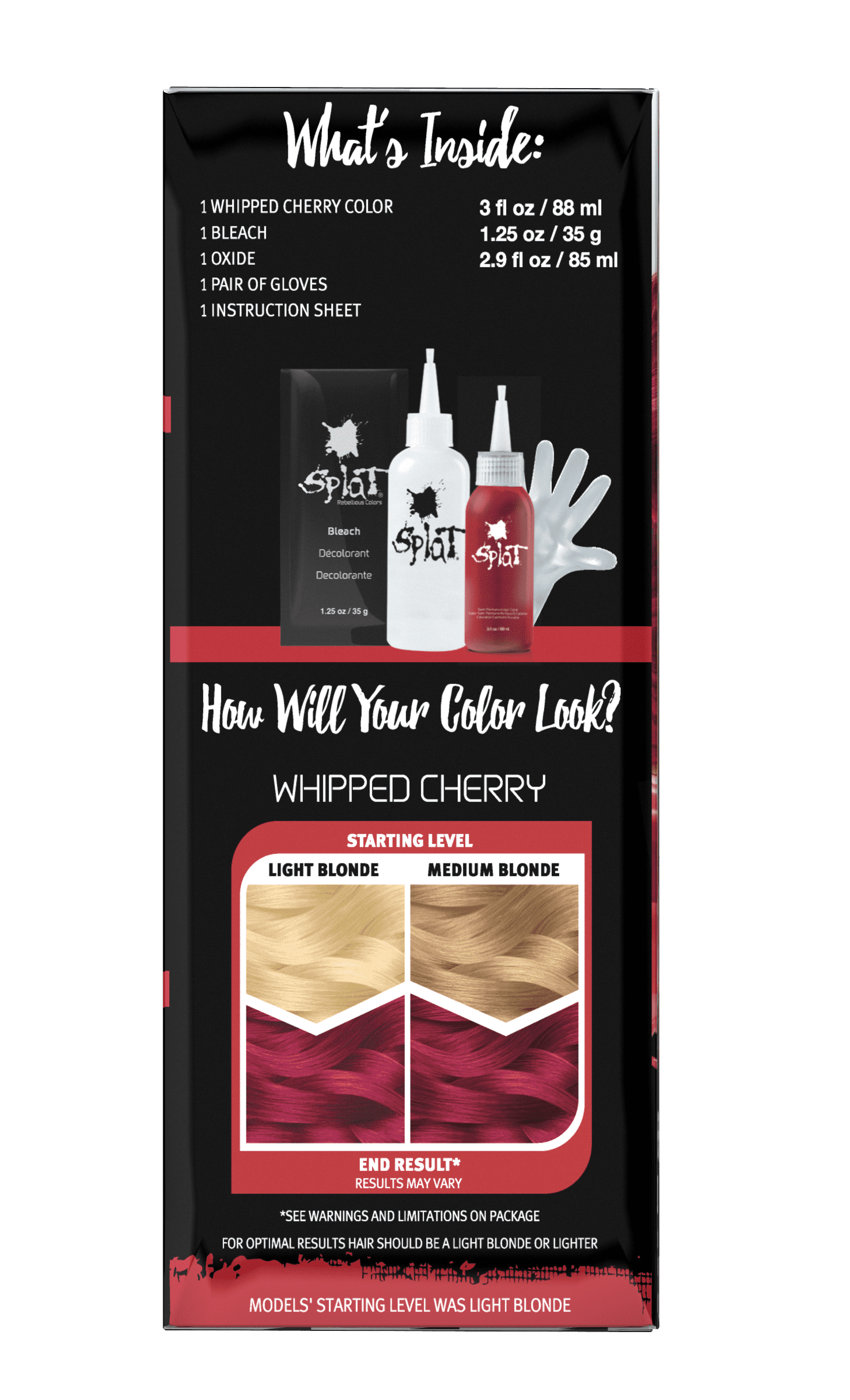 Splat Original SemiPermanent Hair Dye Kit Whipped Cherry in Nepal at