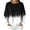 Black 06, variant on Maplenight Color Block Sweatshirts for Women Henley Neck Long Sleeve Pullover Tops Oversized Casual Fall Outfits