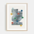 thumbnail image 2 of Mid-Century Modern and Dots - Mixed Media Geometric Abstract Minimalist Modern Art Pattern Mid-Century Modern Pastel Unframed Wall Art Print 11 x 14 inches, 2 of 72