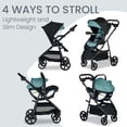 thumbnail image 2 of Britax Willow Brook S+ Baby Travel System, Infant Car Seat and Stroller Combo with Alpine Base, ClickTight Technology, SafeWash Insert and Cover, Jade Onyx, 2 of 5