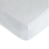 American Baby Co. Cotton Jersey Knit Fitted Mini Crib Sheet, White