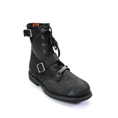 

Harley-Davidson Womens Leather Combat Boots Size 11M Black D95264