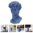 thumbnail image 3 of 1Pc Color Character David Small Head Home Ornament Home Desk Resin Craft, 3 of 7