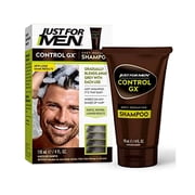 Just For Men Control GX Grey Reducing Shampoo, Gradual Hair Color for Stronger and Healthier Hair, 4 Fl Oz (Pack of 1) - Packaging May Vary