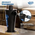 thumbnail image 3 of Oneida Air Systems Dust Deputy Static Dissipative Cyclone Separator, Black, 3 of 12