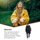 thumbnail image 3 of Yuarrent Chubasquero Unisex senderismo Camping Poncho con capucha impermeable a prueba de viento impermeable Camping ropa impermeable cubierta de lluvia Paraguas de lluvia Azul oscuro Yuarrent HA067073-02, 3 of 6