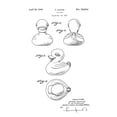 thumbnail image 3 of Studio W 12x14 Black Modern Framed Museum Art Print Titled - Bath Time Patents IV, 3 of 5