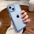 thumbnail image 3 of Funda de teléfono transparente a prueba de golpes para iPhone 16, 15, 14, 13, 11, 12 Pro Max, XR, X, XS Max, carcasa trasera suave de color caramelo a la moda, 3 of 5