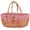 Red, variant on Large Wicker Picnic Basket with Handles,Handle Sturdy Woven Body with Removable and Washable Lining,Outdoor Camping,Gift Packing,Garden Picking, Storage.Gray