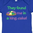 thumbnail image 4 of Inktastic They Found Me in a King Cake Boys or Girls Baby Bodysuit, 4 of 5