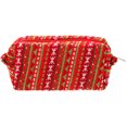 thumbnail image 1 of KAKOWELY Bolsa de maquillaje, bolsa de cosméticos, bolsa de lápices de punto, bolsa de maquillaje de Año Nuevo, bolsa de artículos de tocador portátil, 1 of 5