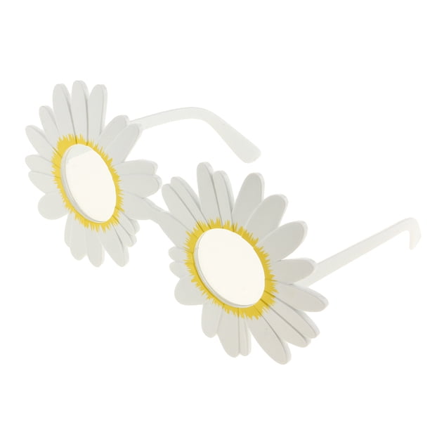 Gafas de sol graciosas Sunnimix Daisy Flower Eyeglasses blanco