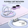 thumbnail image 6 of VENINGO for MagSafe Magnetic Phone Ring Grip - 360° Rotating Phone Ring Holder, Fit for iPhone 17 16 15 14 13 12, Pro, Pro Max, Plus, Mag-Safe Accessories,Purple, 6 of 8