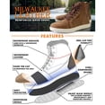 thumbnail image 2 of Milwaukee Leather MBM9113 Men's Brown Waterproof Leather Motorcycle Reinforced Riding Shoes w/ Ankle Support 9.5, 2 of 10