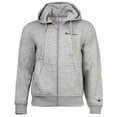 thumbnail image 1 of Champion Chaqueta sudadera con capucha para hombre - Sudadera con capucha y cremallera completa, Heavy Soft, forro polar, logotipo bordado Gris claro XL (X-Large), 1 of 3