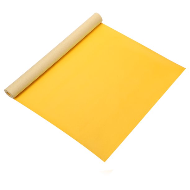 Kit de cinta de reparación de cuero autoadhesiva Uxcell de 14"x54" para muebles, sofás, sillas, asientos de coches, barcos, chaquetas, amarillo