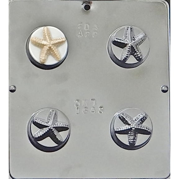 1643 Starfish Oreo Cookie Chocolate Candy Mold