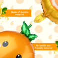 thumbnail image 3 of 10 Pieces Orange Slice Fruit Balloons Little Cutie Aluminum Foil Balloons Jumbo Birthday Tangerine Decorations for Summer Citrus Orange Themed Birthday Party Decor Supplies, 3 of 5
