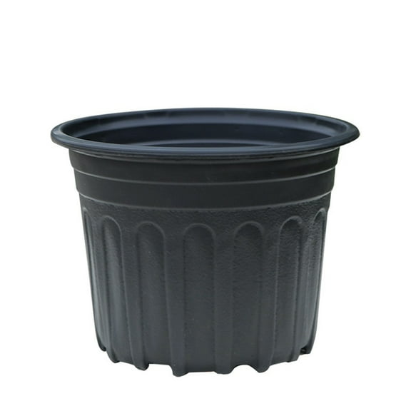 20-Pack 0.5 Gallon Plant Nursery Pots,,Flexible Plastic Seedling Pot With Holes,Flower Plant Container For Succulents,Cuttings,Transplanting,Home Garden,Black