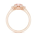 thumbnail image 3 of Rosec Jewels IGI Certified 1 Carat Lab Grown Pink Diamond Engagement Ring (VS1 Grade) - Fancy Pink and White Diamond Ring - Ready To Gift, 14K Rose Gold, US 6.50, 3 of 9