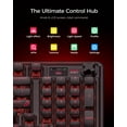thumbnail image 5 of PIXIU 98 Wireless Mechanical Gaming Keyboard, Cherry MX2A Red Switches, 8000Hz Polling, Tri-Mode Bluetooth/2.4G/USB-C Wired, Hot-Swap Gasket Custom Keyboard with Knob, RGB Backlit, PBT, 5 of 10