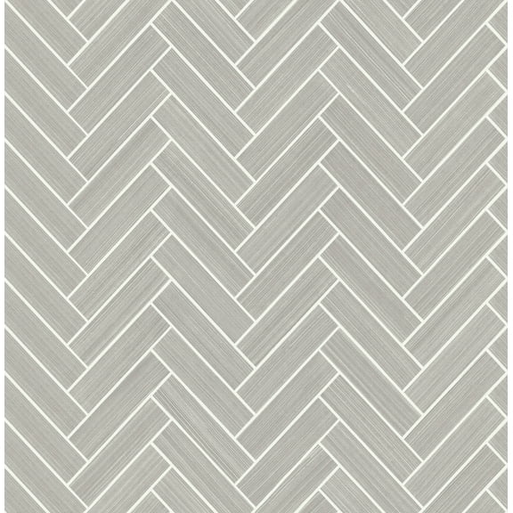 Stacy Garcia Home Herringbone Inlay Peel and Stick Wallpaper