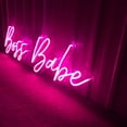 thumbnail image 3 of Glowneon Boss Babe Neon Sign, Girl Kids Room Decor, 3 of 4