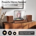 thumbnail image 2 of Tocadiscos de vinilo TANLANIN Vintage Bluetooth Stereo, 2 of 5