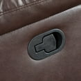 thumbnail image 2 of Manual Brown recliner Sofa 3 Seats, 2 of 3