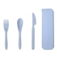 thumbnail image 2 of Batería de Cocina Contenedores Fiambrera de paja de trigo, vajilla para microondas, contenedor de almacenamiento de alimentos (azul) Likrtyny Libre de BPA, 2 of 5