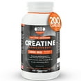 thumbnail image 1 of Creatine Monohydrate Capsules – 200 Count | 100% Pure Creatine Pills for Muscle Growth, Strength & Performance | 3000mg High Absorption Formula | 50-Day Supply | Made in Canada, 1 of 4