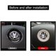 thumbnail image 3 of Bling Volante Logo Tapas DIY Diamante Cristal Emblema Accesorios Decoraciones Interiores para Mujeres, Apto para VW Jetta Passat Golf Tiguan Arteon Atlas, Compatible con Volkswagen, 3 of 5
