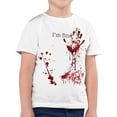 thumbnail image 4 of CAUYDY Halloween Shirts for Kid Girls Boys Cute Embroidery Ghosts T-Shirt Spooky Season Tees Short Sleeve Top Fall Outfit(A02-White,10-11 Y), 4 of 5