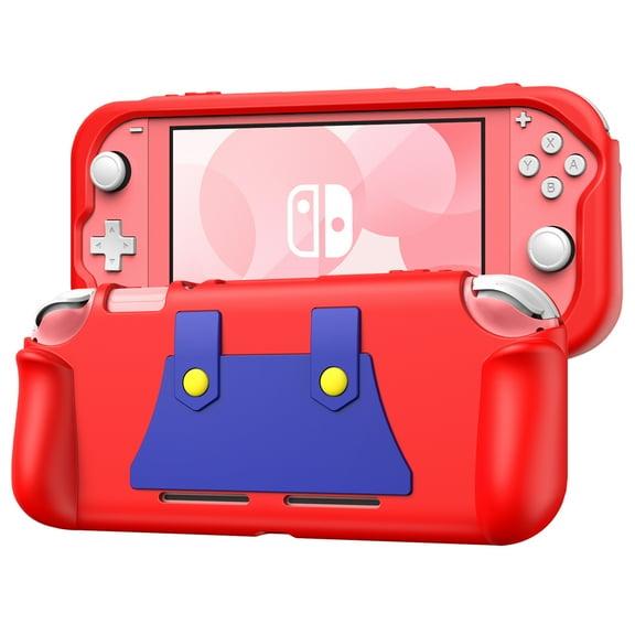KENOBE Silicone Case Compatible with Nintendo Switch Lite 2019, Soft Lightweight Ergonomic Grip Protective Cover, Red