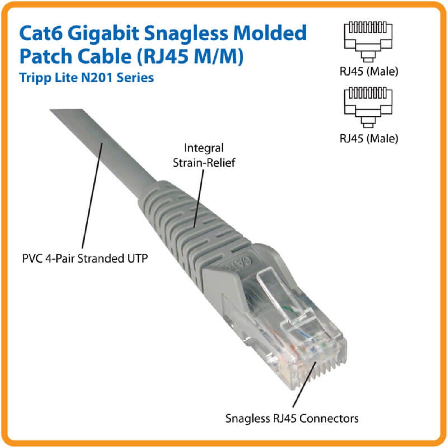 Tripp Lite Cat6 UTP Patch Cable