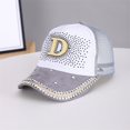 thumbnail image 2 of Breathable Sequin Baseball Cap for Men Women Adjustable Casual Sports Hat, 2 of 6