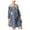 Blue - indigocombo, variant on American Rag Womens Off-The-Shoulder A-Line Dress