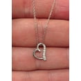 thumbnail image 3 of Pompeii Diamond Heart Shape Pendant 10K White Gold (G/H,I1), 3 of 5