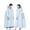 A Light Blue, variant on Waterproof Hooded Rain Coat Poncho Raincoats Rain Cartoon Printed for Big Girls Teen Long Jacket Oversize Button Down Outwear Toddler Rain Jacket Girls Rain Jacket A Light Purple 10-12 T
