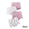 thumbnail image 2 of Esaierr Kids Girls Cotton Underwear Shorts Panties for Toddler Girls 6-12Y Soft Kids Boxer Briefs Cartoon Four Corners Shorts (Pack of 4), 2 of 7